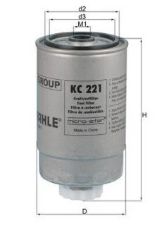 Фильтр топливный Mahle MAHLE / KNECHT KC221