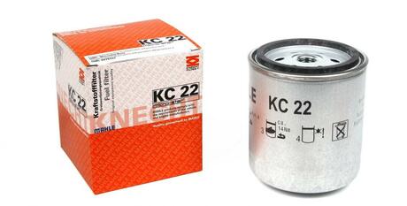 Фільтр паливний MAHLE / KNECHT KC22