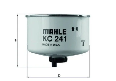 Фильтр топлива MAHLE / KNECHT KC 241D (фото 1)
