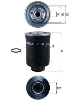 Фильтр топлива MAHLE / KNECHT KC 261D