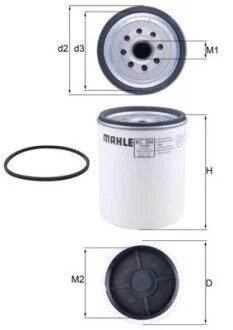 Фильтр топлива MAHLE / KNECHT KC 384D (фото 1)