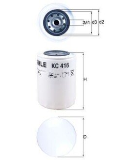 Фильтр топлива MAHLE / KNECHT KC 416 (фото 1)