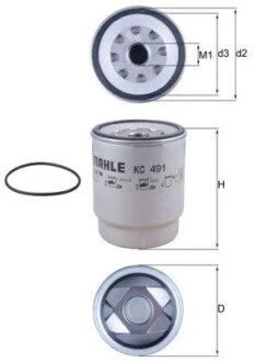 Автозапчасть MAHLE / KNECHT KC491D