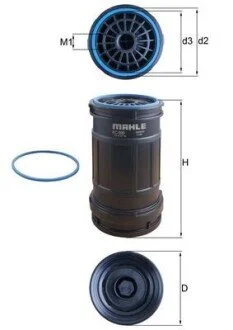 Фільтр паливний MB Atego 98-/Actros 96-/Axor 02- 7.3D-16.0D OM541/542/904/906/900/902 MAHLE / KNECHT KC699D (фото 1)