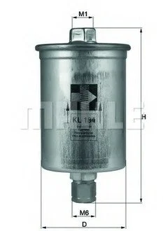 Топливный фильтр MAHLE / KNECHT KL184