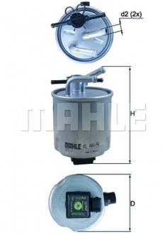 Фильтр топлива MAHLE / KNECHT KL440/36