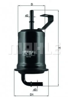 Фільтр паливний Mahle MAHLE / KNECHT KL 536