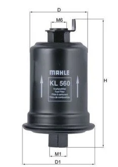 Фильтр топливный Mahle TOYOTA MAHLE / KNECHT KL560