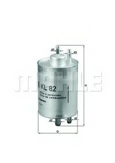 !!!Замінено на KL254 (MAHLE) MAHLE / KNECHT KL82/2
