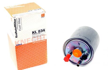 Фільтр паливний RENAULT Kangoo,Kangoo 1,5DCI-2,0DCI 07- MAHLE / KNECHT KL834 (фото 1)