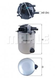 Фильтр топлива MAHLE / KNECHT KL 909