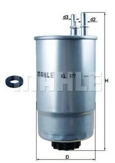 Фільтр паливний MAHLE / KNECHT KL977