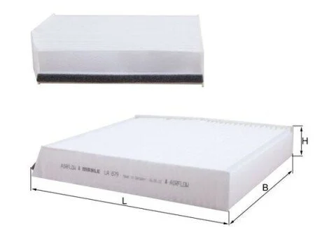 Фільтр салону Mahle MERCEDES A/B/CLA/GLA \'\'12>> MAHLE / KNECHT LA879