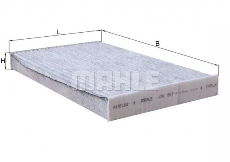 Фильтр салона MAHLE / KNECHT LAK 1517