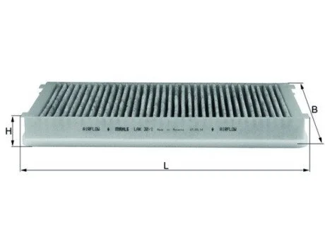 Фільтр повітря (салону) MAHLE / KNECHT LAK32/1