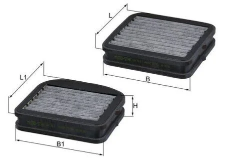 Фільтр салону MAHLE / KNECHT LKK 72/S
