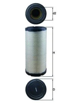 Фільтр повітряний MAHLE / KNECHT LX1241 (фото 1)