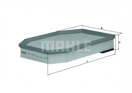 Фильтр воздуха MAHLE / KNECHT LX 1741/1 (фото 1)