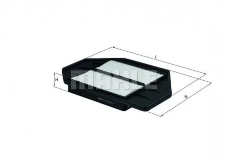 Фильтр воздуха MAHLE / KNECHT LX 1742 (фото 1)