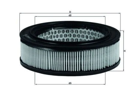 Фильтр воздушный MAHLE / KNECHT LX278
