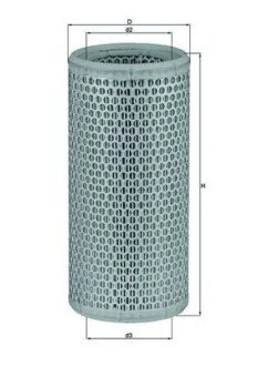 Повітряний фільтр MAHLE / KNECHT LX502