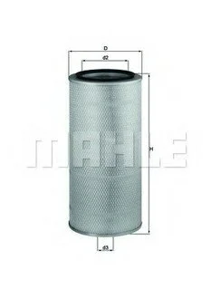 Фільтр повітряний MAHLE / KNECHT LX657