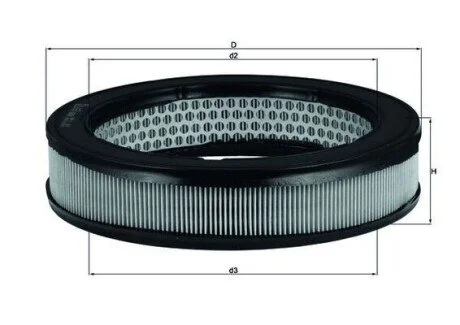 Фільтр повітряний MAHLE / KNECHT LX67
