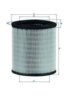 Фiльтр повiтряний MAHLE / KNECHT LX 715
