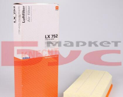 LX752 MAHLE / KNECHT Фильтр воздушный C/E 200/270 CDI W203/210 00-04/S320 CDI 02- KNECHT