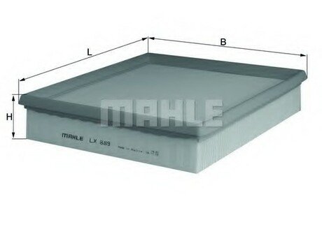 Воздушный фильтр MAHLE / KNECHT LX889 (фото 1)