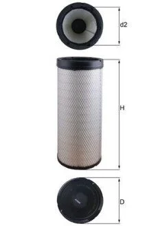 Фільтр повітря MAHLE / KNECHT LXS 224