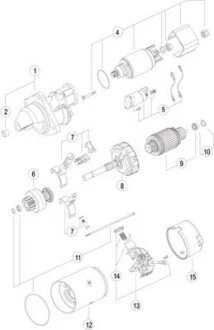 Стартер MAHLE / KNECHT MS 235 (фото 1)