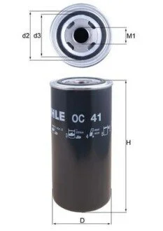 Фільтр масла. Гидрофильтр, автоматическая коробка передач MAHLE / KNECHT OC41