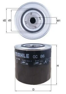 Фільтр масляний MAHLE / KNECHT OC 86