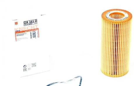 Масляний фiльтр MAHLE / KNECHT OX383D