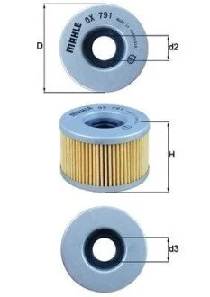 Фильтр MAHLE / KNECHT OX791