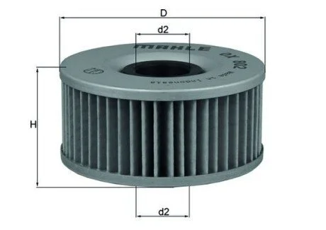 Фильтр масла MAHLE / KNECHT OX 802