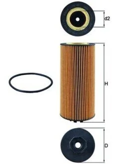 Фільтр масляний KNECHT MAHLE / KNECHT OX 987D