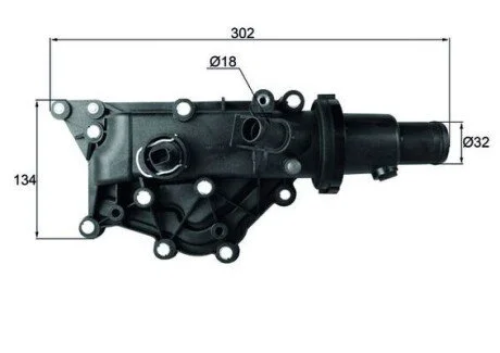 Термостат охлаждающей жидкости MAHLE / KNECHT TH5983