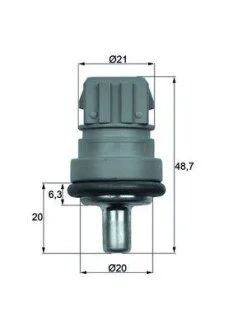 Датчик температури рідини охолодження MAHLE / KNECHT TSE1D