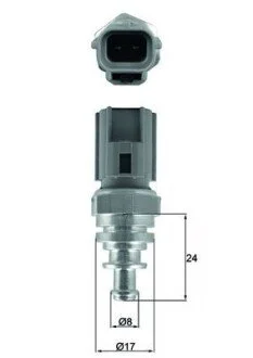 Датчик температури охолоджуючої рідини (кількість контактів: 2, з ущільненням) VOLVO C30, S40 II, S60 II, S80 II, V50, V60 I, V70 III, XC60 I, CITROEN JUMPER II, FORD B-MAX, C-MAX 1.0-5.0 08.96- MAHLE / KNECHT TSE29