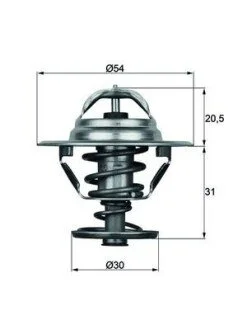 Термостат MAHLE / KNECHT TX 10 88D