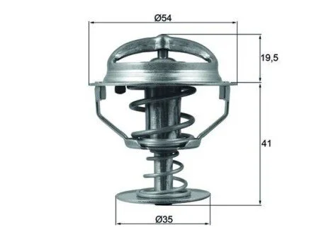 Термостат MAHLE / KNECHT TX 164 82D