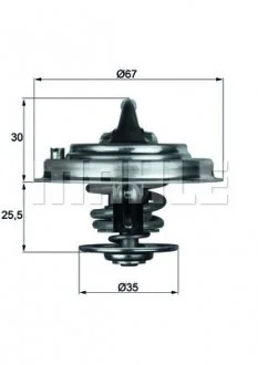 Термостат PKW MAHLE / KNECHT TX 34 87 D