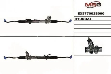 Рейка рулевая HYUNDAI SANTA FE (выр-во) MANDO EX577002B000 (фото 1)