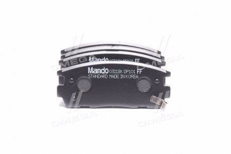 Колодки дискового тормоза MANDO MPD29 (фото 1)