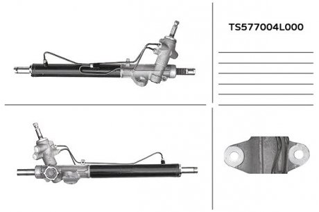 Рейка рулевая HYUNDAI MANDO TS577004L000 (фото 1)