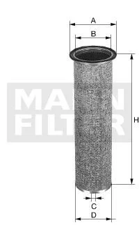 Фільтр додаткового повітря MANN CF751 (фото 1)