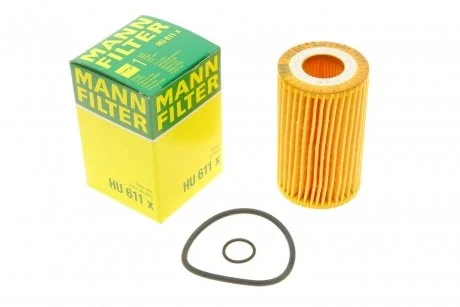 Фильтр масла 1.2i Kangoo 97-03/Clio 98-04/Twingo 96- -FILTER MANN HU 611x