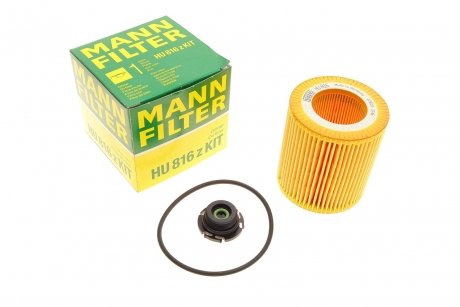 Масляный фильтр MANN HU816Z KIT (фото 1)
